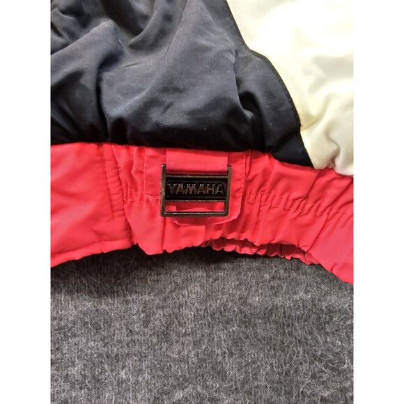 Vintage 80s Yamaha Racing Puffer Colorblock Jacket Size Large  Snowmobile - Picture 6 of 16